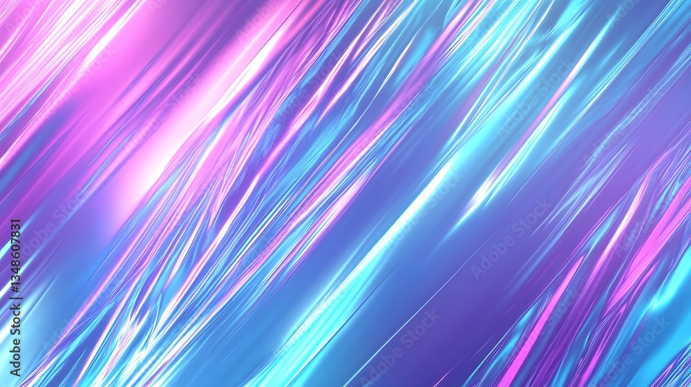 Poster abstract image of color gradients with bright linear streaks