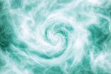 Obraz premium A watery spiral with shades of turquoise and white foam streaks