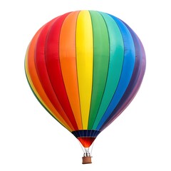 Fototapeta premium Colorful Hot Air Balloon Floating in the Sky