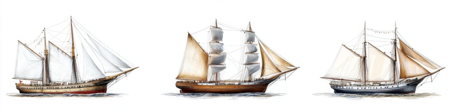 Vintage Sailing Vessels (3)
