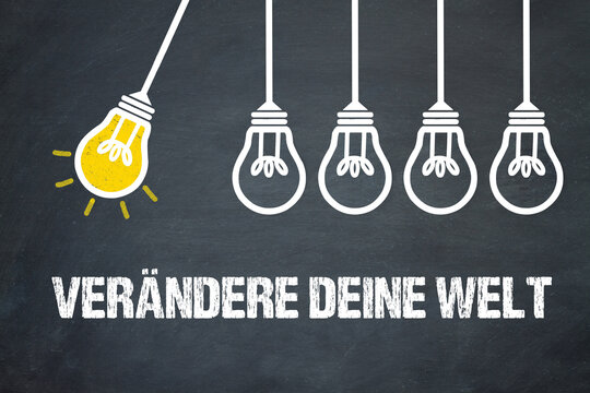 Ver&auml;ndere deine Welt	
