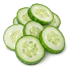 slices of cucumber