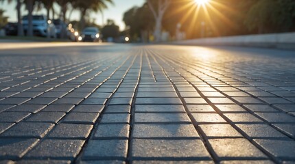 Heat reflective pavement in urban environment addressing climate change challenges