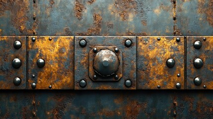 Rusty Metal Texture Background Industrial Design