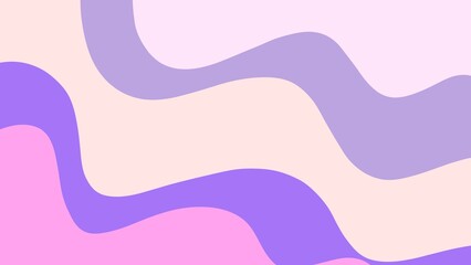 Layered purple and pink pastel wave aesthetics