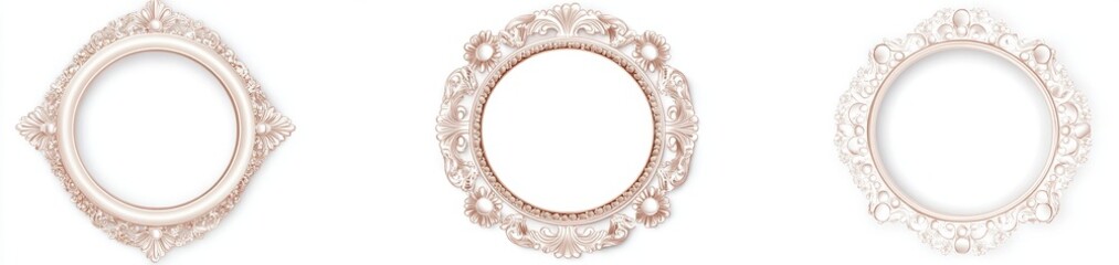 Ornate Circular Frames