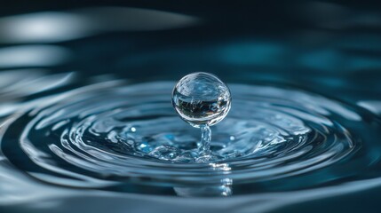 Water Drop, A Stunning Macro Shot