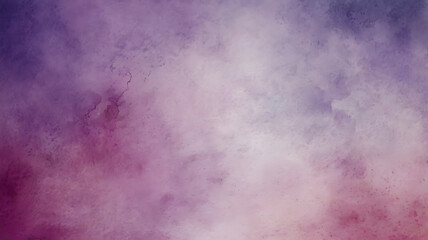 Fototapeta premium Abstract pink and blue grunge background with clouds creates a stormy and smoky sky texture. 