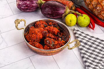Indian cuisine spicy Chicken 65