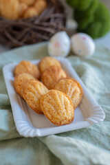 Madeleine - homemade traditional French small cakes