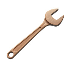 Obraz premium Wooden Wrench Tool for Carpentry and DIY Projects