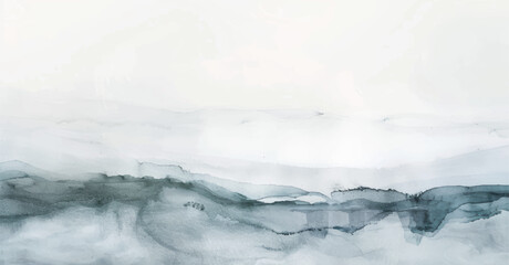 Abstract watercolor art background template. teal green and blue watercolor backdrop empty space for text, banner, presentation or product display graphic design