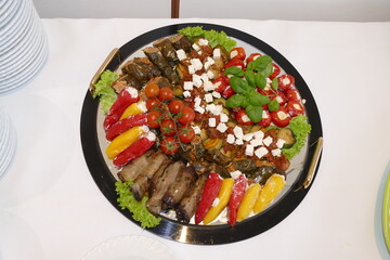 Gemüse auf einem Buffet, Deutschland