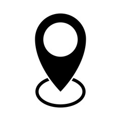map pointer icon vector pin Sign location Illustration