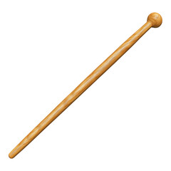 Wooden Stick With Rounded End for Crafting Projects