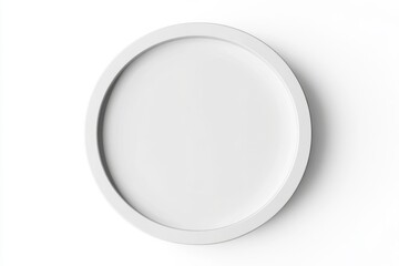 Empty Oval Plate