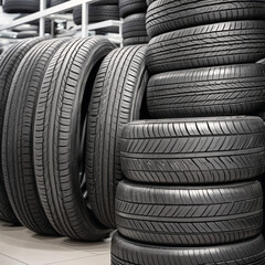Obraz premium New-Old Tires