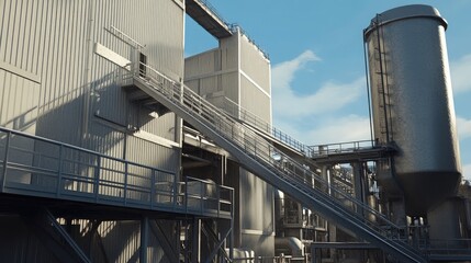 A large-scale refinery with crude oil processing equipment under a blue sky.
