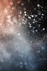 Obraz premium Zinc gluconate particles scattering in mid-air, resembling a shimmering cloud of health-boosting nutrients.