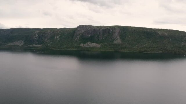 Swedish lake with mountains