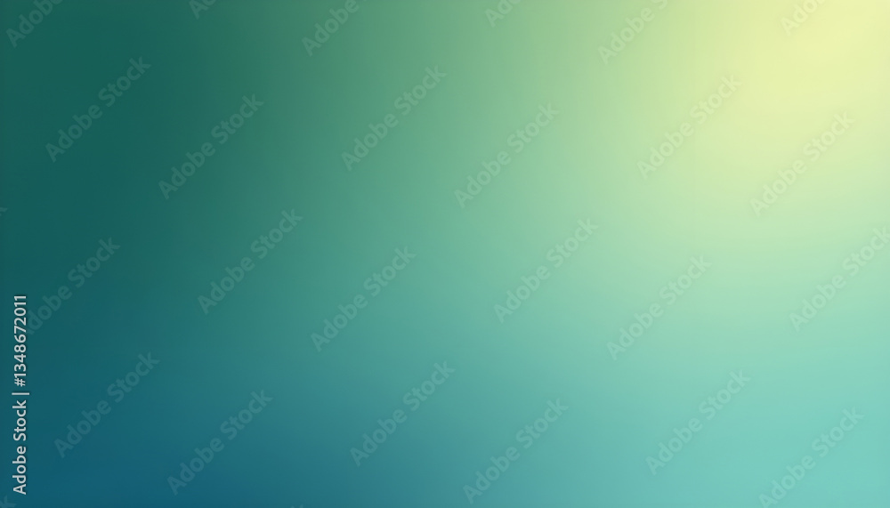 Poster smooth teal-to-lime gradient background image