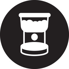 pet feeder glyph icon