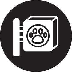 Pet Shop  glyph icon