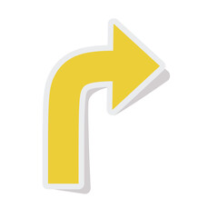 Colorful Arrow Sticker