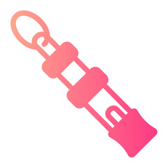 dog training whistle gradient icon