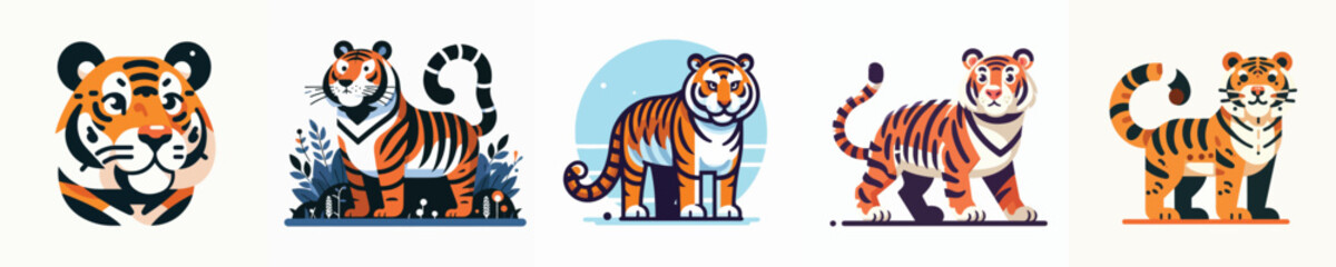 Vector of a tiger.