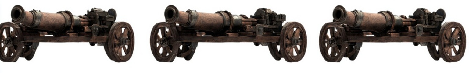 Antique Cannons on Carriages (8)