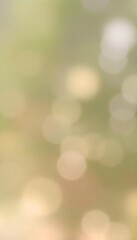 Obraz premium Generative AI Dreamy ethereal background with soft glowing bokeh lights effect