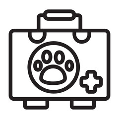First Aid Kit  line icon