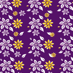 seamless pattern with flowers
