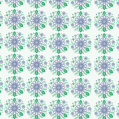 seamless snowflake pattern
