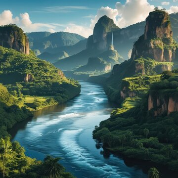 Whispers of Nature: A Symphony of Beauty
Crystal rivers carving through emerald hills,
Golden sunsets embracing the tranquil shore,
A timeless dance of light, water, and land.
