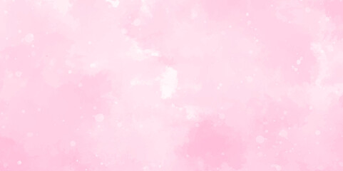 Abstract beautiful decorative and lovely soft pink grunge paint watercolor with bokeh background. watercolor smoke background texture. fantasy smooth light pink watercolor paper texture background.