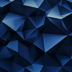  dark blue triangles of an even size giving the illusion that they occasionally stick out of the screen via shading -