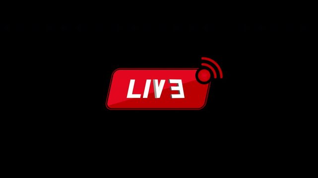 LIVE テキストループ ニュース 電波 赤  枠 回転 テロップ TV 中継 報道 アルファチャンネル,
LIVE text loop news airwaves red frame rotation ticker TV relay news coverage Alpha Channel
