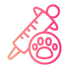 Vaccine  gradient icon