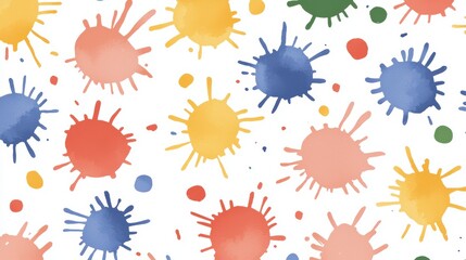 A kaleidoscope of color, exploring the dynamic world of abstract paint splatter art