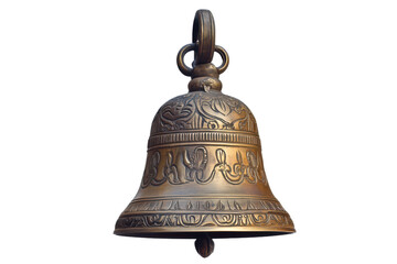 Ornate Brass Bell, Antique Design, Intricate Carvings, Asian Style, Religious Symbol, Temple Bell, Hanging Bell, Metal Bell, Spiritual