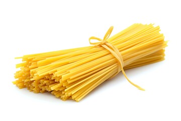 Fresh Spaghetti Noodles Ready to Be Cooked, Close-up Shot