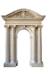 Naklejka premium Classical arch with ornate columns