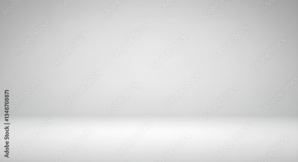 Poster empty white studio backdrop with subtle gradient. minimalist photography background for product show