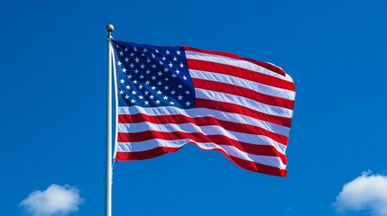 A Vibrant Tapestry of Red, White, and Blue: The American Spirit Woven into a Symbol of Freedom, Unity, and Patriotism