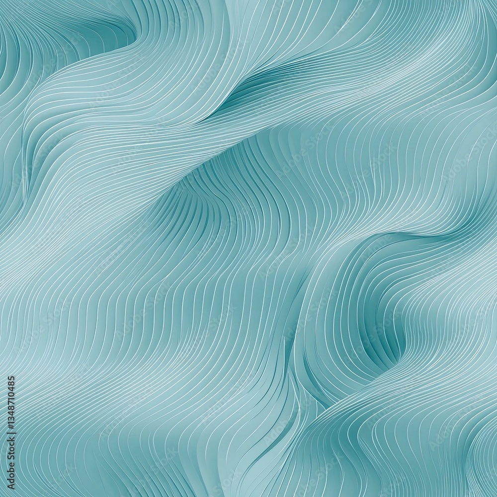 Poster seamless wavy grain pattern fine etched lines soft texture design