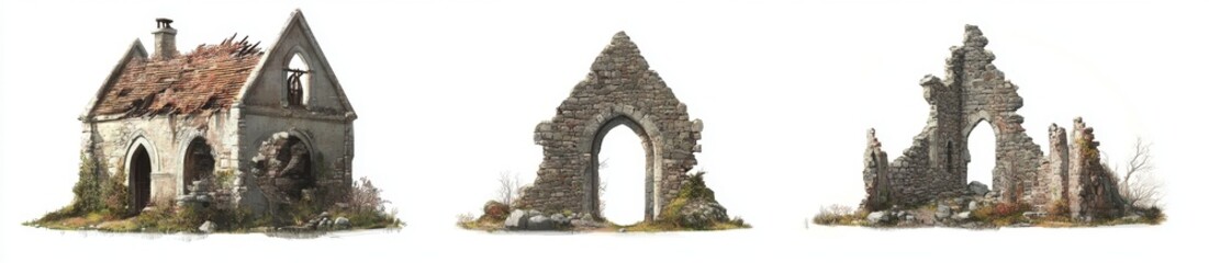 Fototapeta premium Ruined Structures