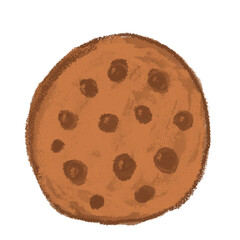 Chocolate Chip Cookie Illustration