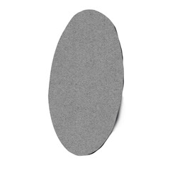 Oval Paper Cut Shape